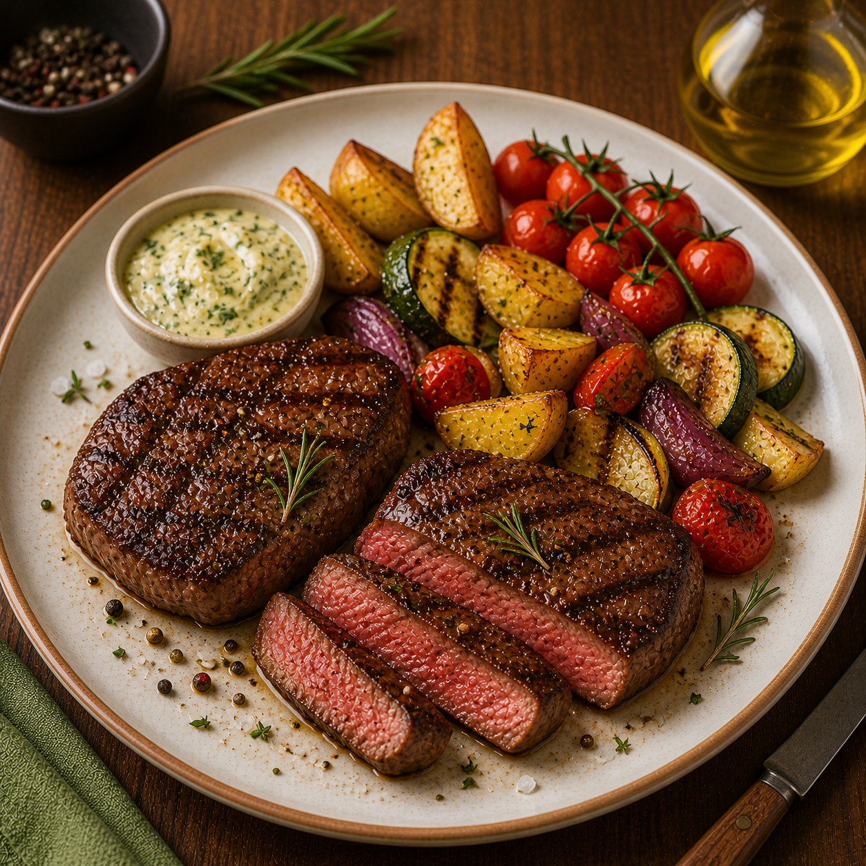 Rinder Hüftsteaks